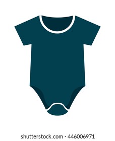 baby clothes isolated icon design, vector illustration  graphic 