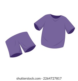 baby clothes isolated vector illustration