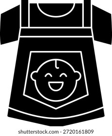 Baby clothes Line vector Icon Design