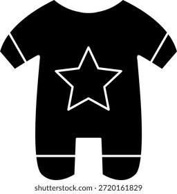 Baby clothes Line vector Icon Design