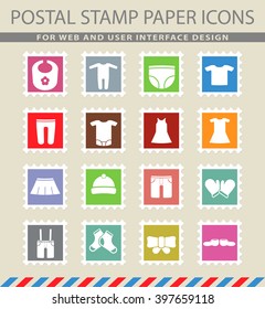 Baby clothes  simply symbol for web icons