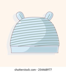 Baby clothes theme elements