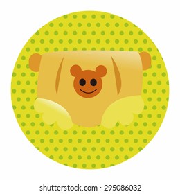 Baby clothes theme elements