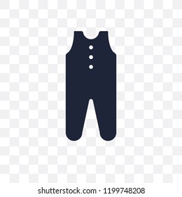 baby clothes transparent icon. baby clothes symbol design from Clothes collection. Simple element vector illustration on transparent background.
