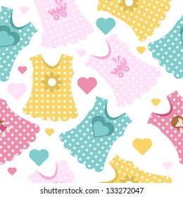 baby clothing seamless pattern