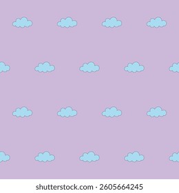 Baby Clothing Textile Seamless Swatch Background. Hand Drawn Doodle Funny Cute Infant Fabric Pattern. Cute Kawaii Whimsical Wrapping, Wallpaper Nursery Design. Vintage Elegant Retro Style. Nappy Cover
