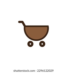 Baby Coffee Logo Design Vector
