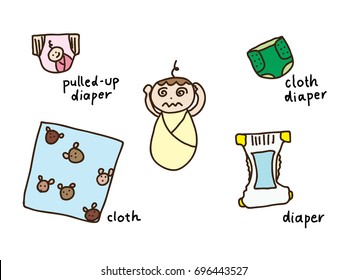 Baby Is Confusing With Diapers Types