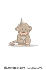 baby costume rat cute character icon avatar