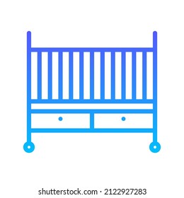 Icon Design Baby Cot