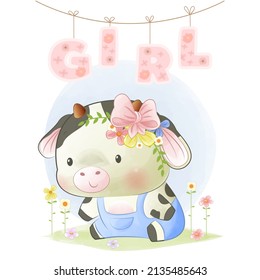 Baby cow milestone cards animals baby shower