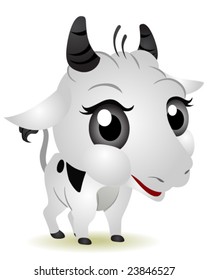 Vaca bebé - Vector