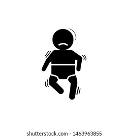 Baby, Cramp, Seizure Icon. Element Of Baby Icon