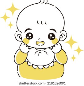 Baby with a crushing smile