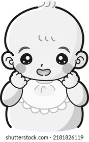 Baby with a crushing smile