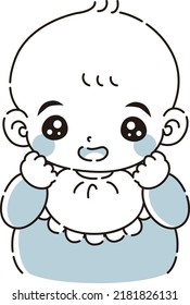 Baby with a crushing smile
