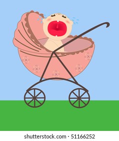 baby cry in pram