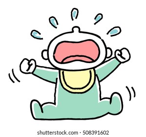 Baby: to cry as cry while Rampage
