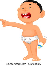 baby crying cartoon