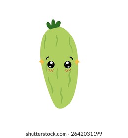 baby cucumber variant face expression 