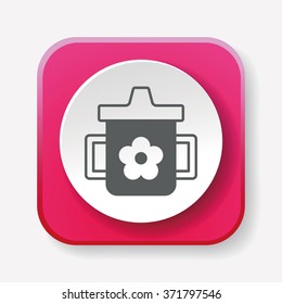 baby cup icon