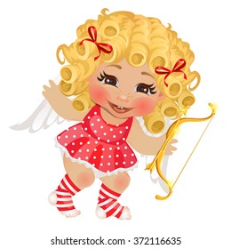 Baby Cupid. Vector.