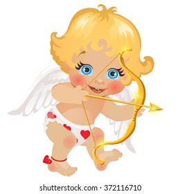 Baby Cupid. Vector.