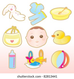 baby cute elements