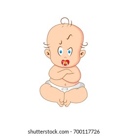 Baby cute vector