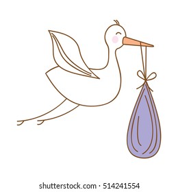 baby delivery crane icon image 