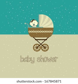 baby design over blue background vector illustration