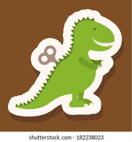 baby design over  brown background vector illustration