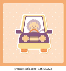 baby design over dotted  background vector illustration