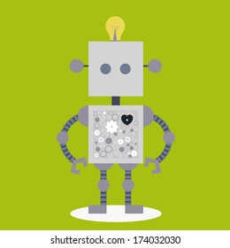 baby design over green background vector illustration