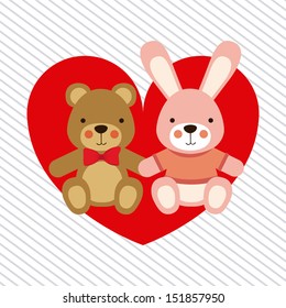 baby design over lineal background vector illustration 