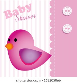 baby design over pattern background vector illustration   