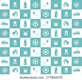 baby design over pattern   background vector illustration