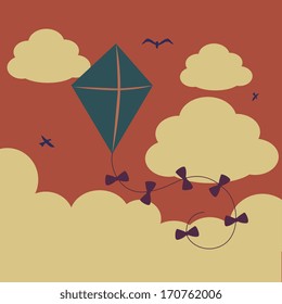 baby design over sky background vector illustration