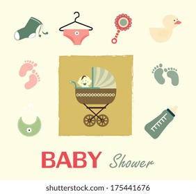 baby design over white background vector illustration baby design over white background vector illustration