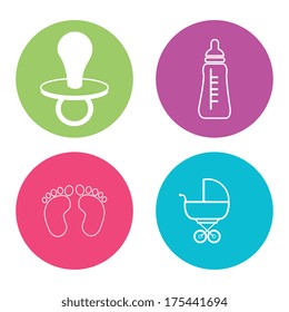 baby design over white   background vector illustration