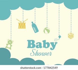 baby design over white  background vector illustration 