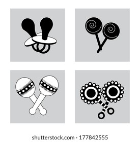 baby design over white  background vector illustration