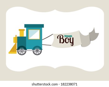 baby design over  white background vector illustration