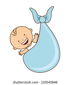 baby design over white background vector illustration