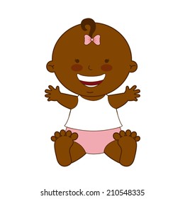 baby design over white background vector illustration