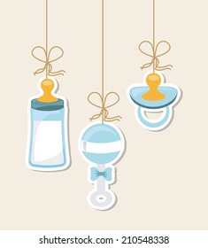 baby design over white background vector illustration