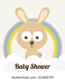 baby design over white background vector illustration
