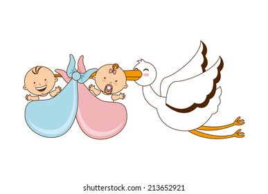 baby design over white background vector illustration
