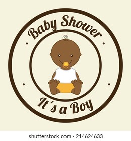 baby design over white  background vector illustration