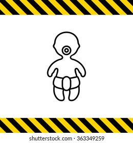 Baby in diaper